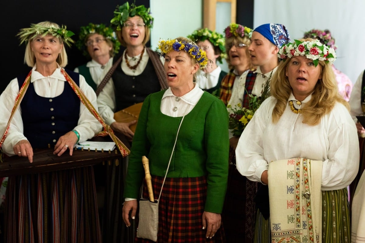 Izstādes "Astoņas baltas dienas - BALTICA Latvijā kopš 1988.gada" atklāšana Starptautiskais folkloras festivāls BALTICA 2018