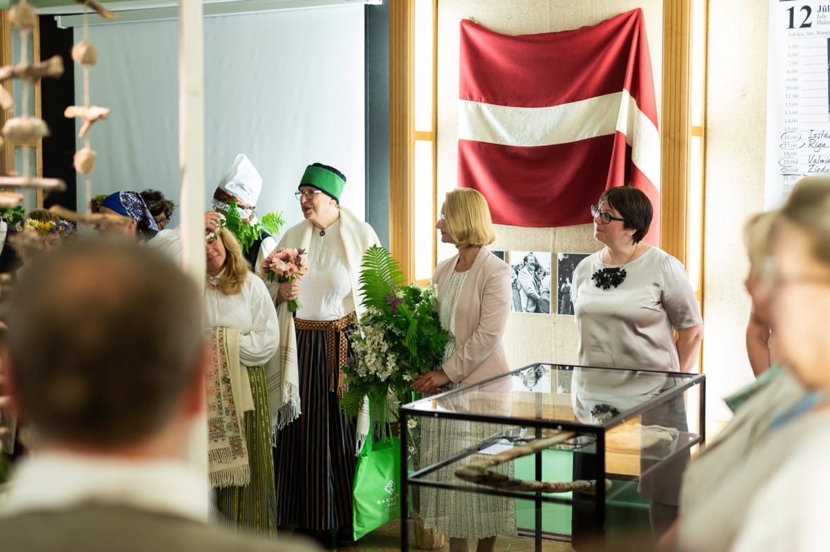 Izstādes "Astoņas baltas dienas - BALTICA Latvijā kopš 1988.gada" atklāšana Starptautiskais folkloras festivāls BALTICA 2018