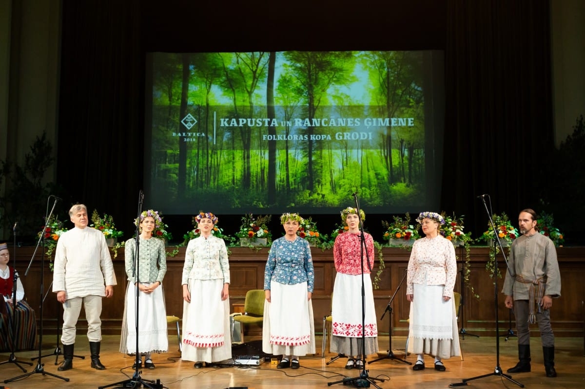 Ģimeņu dižkoncerts "Dzimtas dziesmas", Starptautiskais folkloras festivāls BALTICA 2018