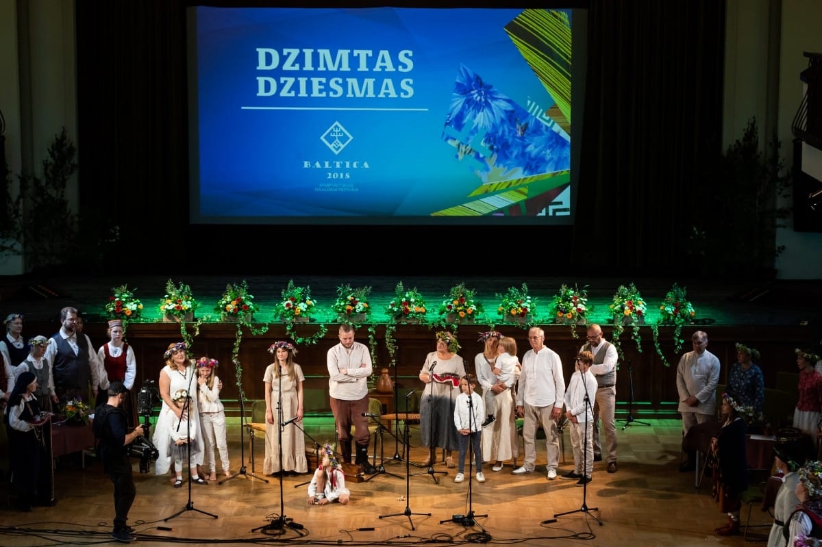 Ģimeņu dižkoncerts "Dzimtas dziesmas", Starptautiskais folkloras festivāls BALTICA 2018