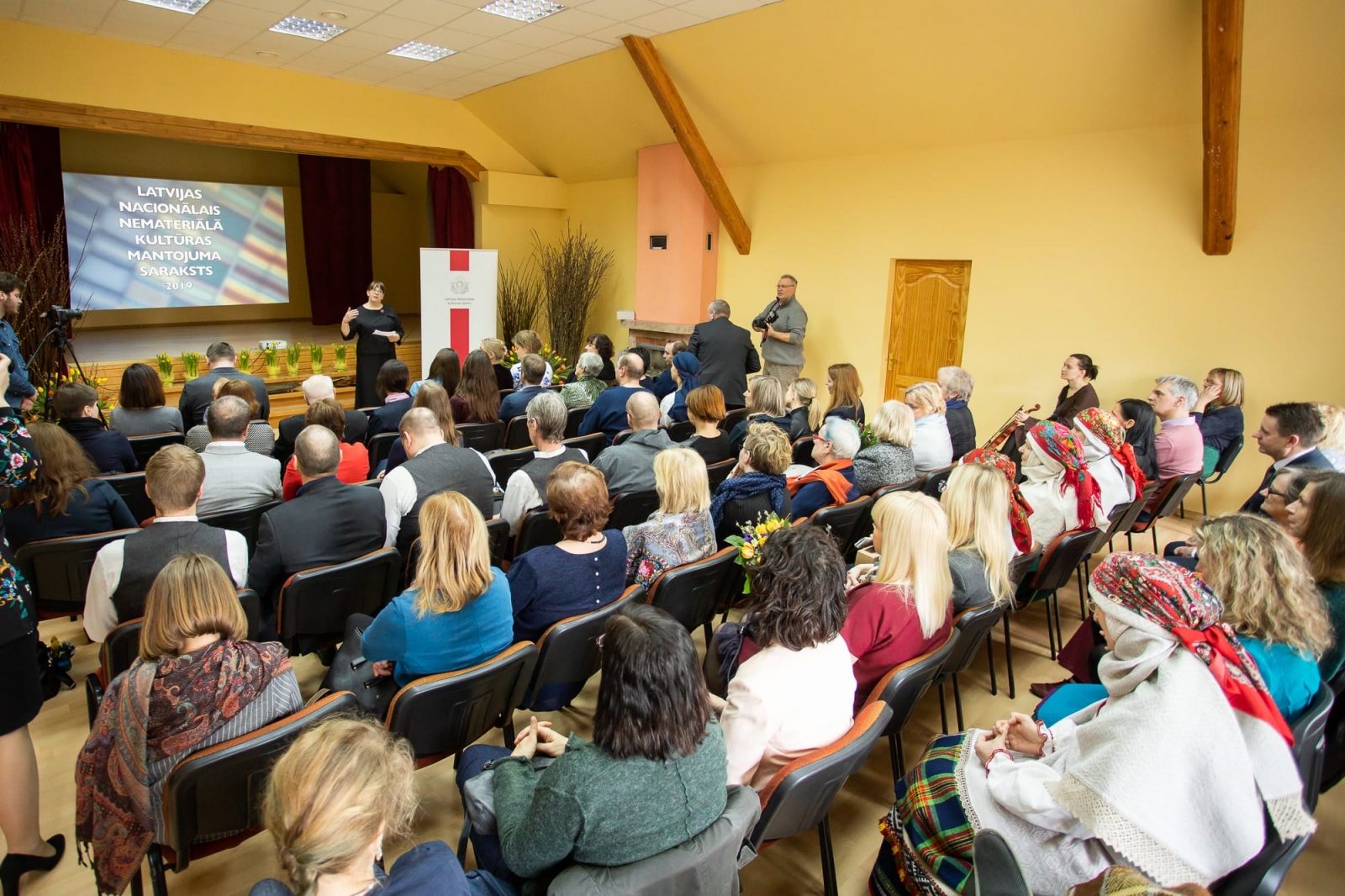 Apliecinājumu par vērtību iekļaušanu Latvijas Nacionālā nemateriālā kultūras mantojuma sarakstā pasniegšanas pasākums 2019