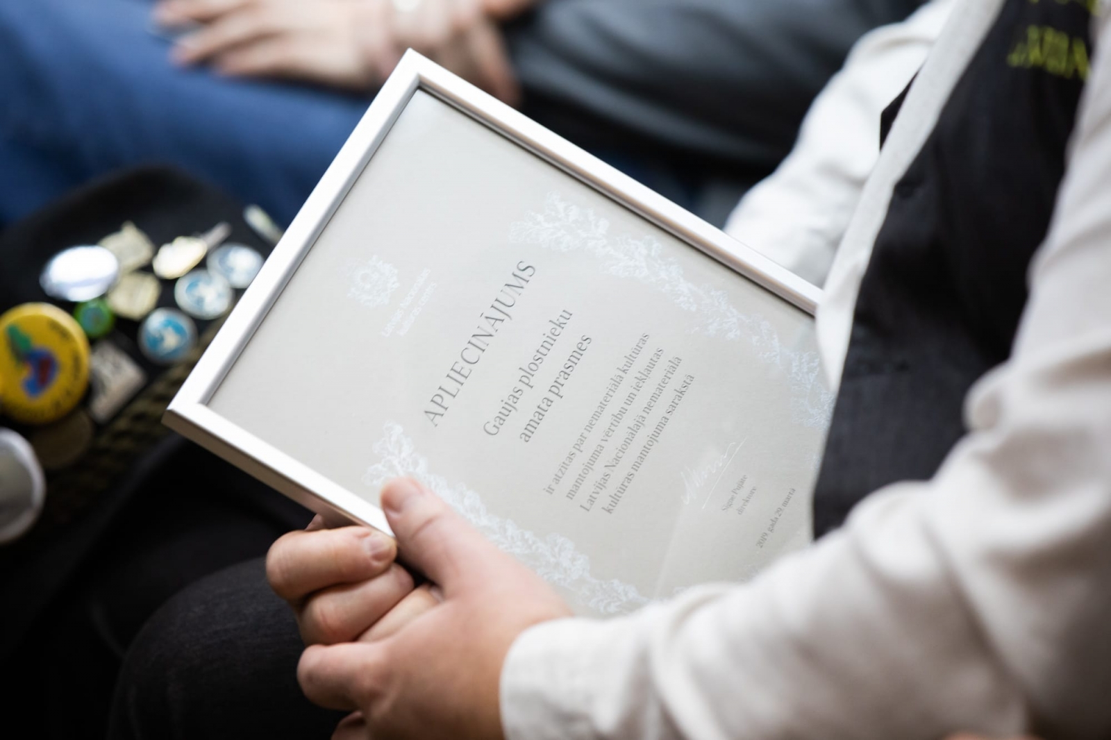 Apliecinājumu par vērtību iekļaušanu Latvijas Nacionālā nemateriālā kultūras mantojuma sarakstā pasniegšanas pasākums 2019