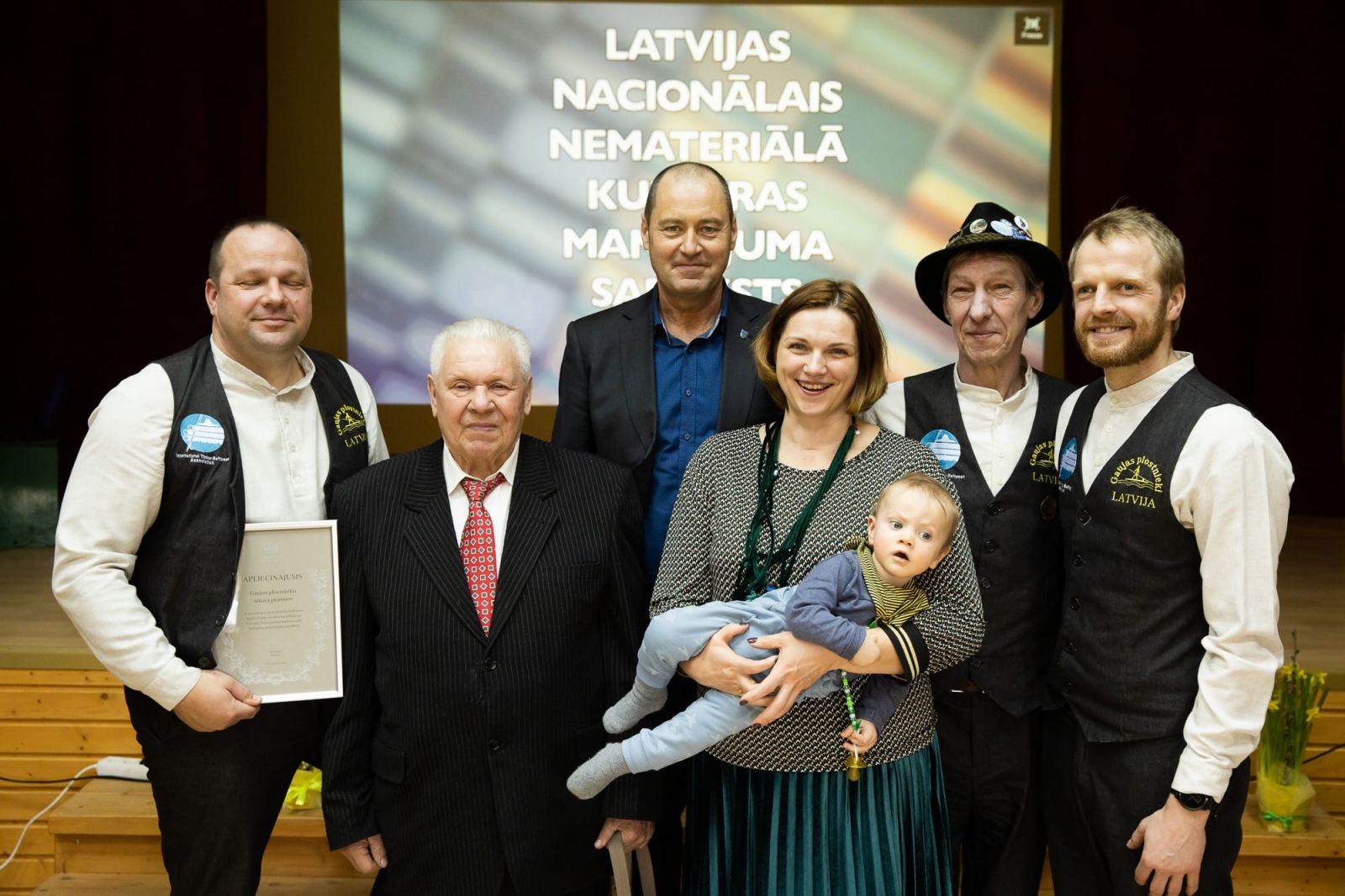 Apliecinājumu par vērtību iekļaušanu Latvijas Nacionālā nemateriālā kultūras mantojuma sarakstā pasniegšanas pasākums 2019