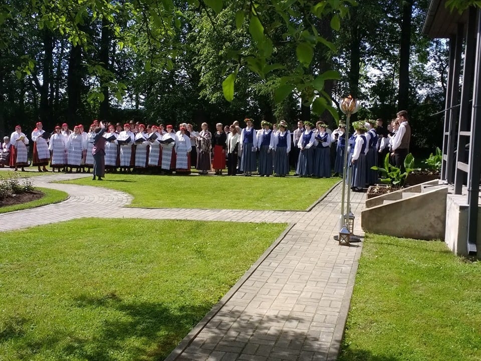 Latviešu – igauņu Dziesmu diena “Kroņu pinējs”. Jānim Cimzem - 205.
