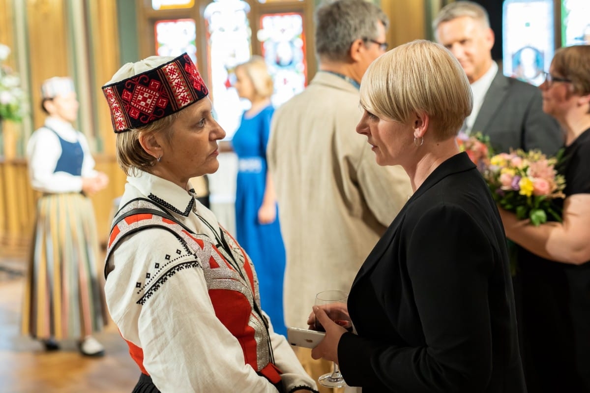 Kultūras ministrijas un Latvijas Nacionālā kultūras centra rīkota pieņemšana par godu IX Starptautiskajam tautas deju festivāla