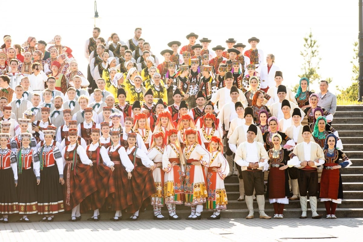 IX Starptautiskā tautas deju festivāla "Sudmaliņas" noslēguma koncerts Liepājā