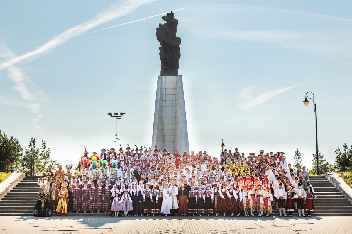 IX Starptautiskā tautas deju festivāla "Sudmaliņas" noslēguma koncerts Liepājā