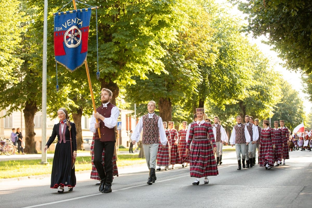 IX Starptautiskā tautas deju festivāla "Sudmaliņas" noslēguma koncerts Liepājā