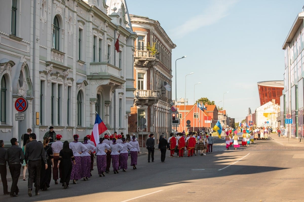 IX Starptautiskā tautas deju festivāla "Sudmaliņas" noslēguma koncerts Liepājā