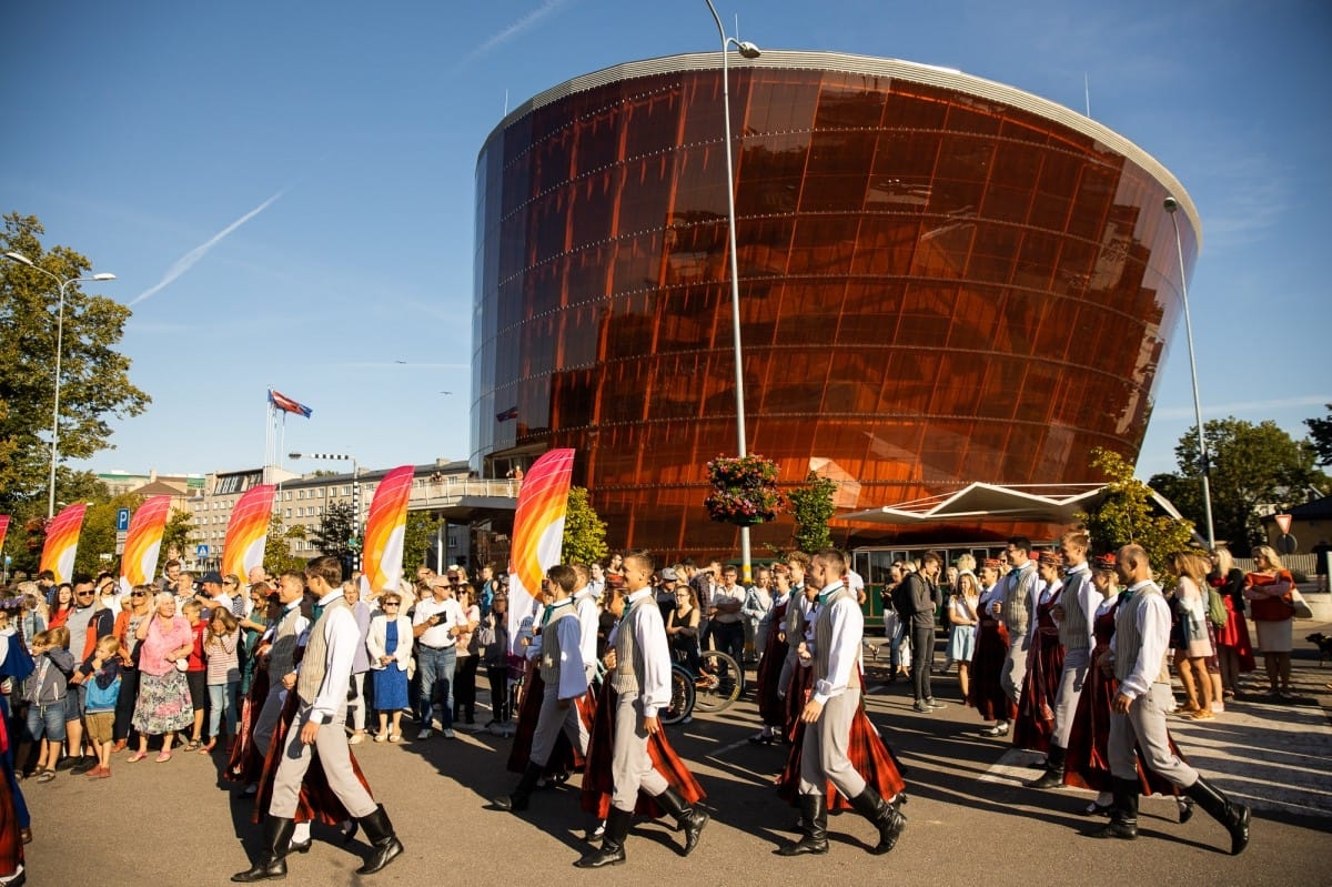 IX Starptautiskā tautas deju festivāla "Sudmaliņas" noslēguma koncerts Liepājā