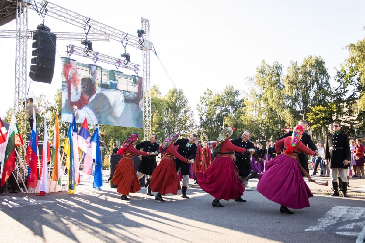 IX Starptautiskā tautas deju festivāla "Sudmaliņas" noslēguma koncerts Liepājā