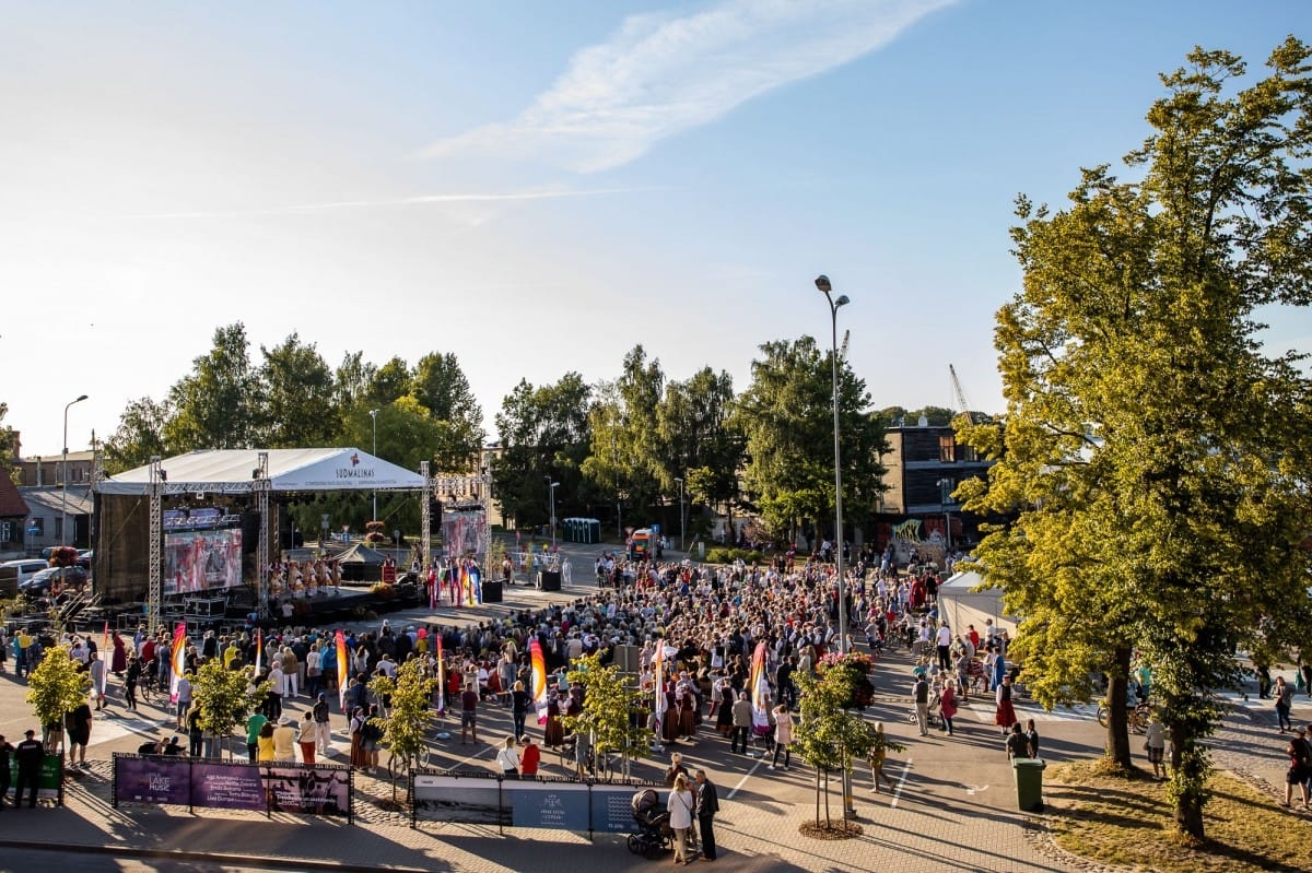 IX Starptautiskā tautas deju festivāla "Sudmaliņas" noslēguma koncerts Liepājā