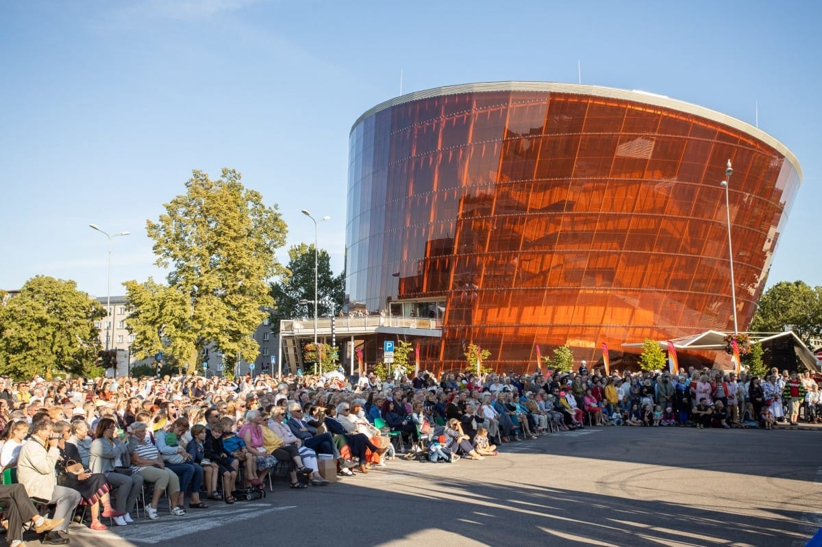 IX Starptautiskā tautas deju festivāla "Sudmaliņas" noslēguma koncerts Liepājā