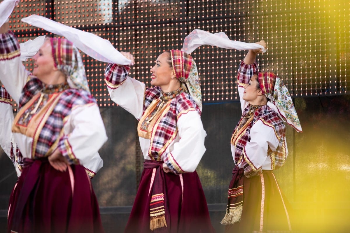 IX Starptautiskā tautas deju festivāla "Sudmaliņas" noslēguma koncerts Liepājā
