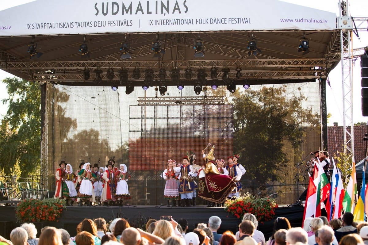 IX Starptautiskā tautas deju festivāla "Sudmaliņas" noslēguma koncerts Liepājā