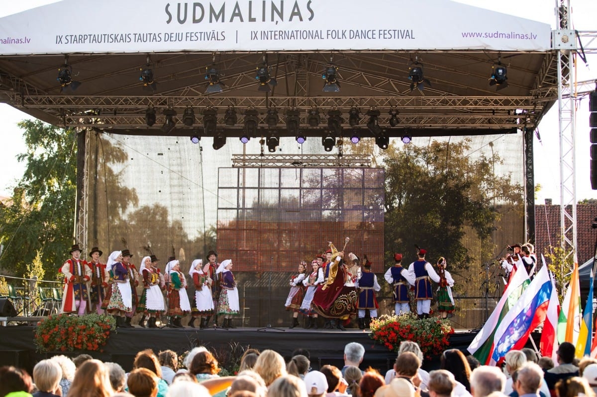 IX Starptautiskā tautas deju festivāla "Sudmaliņas" noslēguma koncerts Liepājā