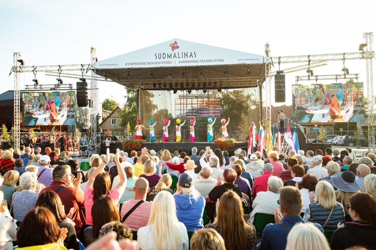 IX Starptautiskā tautas deju festivāla "Sudmaliņas" noslēguma koncerts Liepājā
