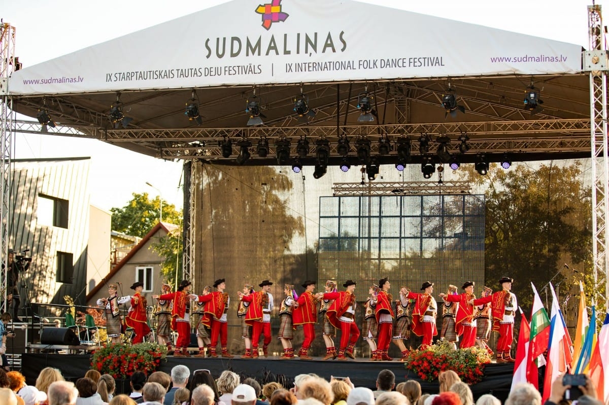 IX Starptautiskā tautas deju festivāla "Sudmaliņas" noslēguma koncerts Liepājā