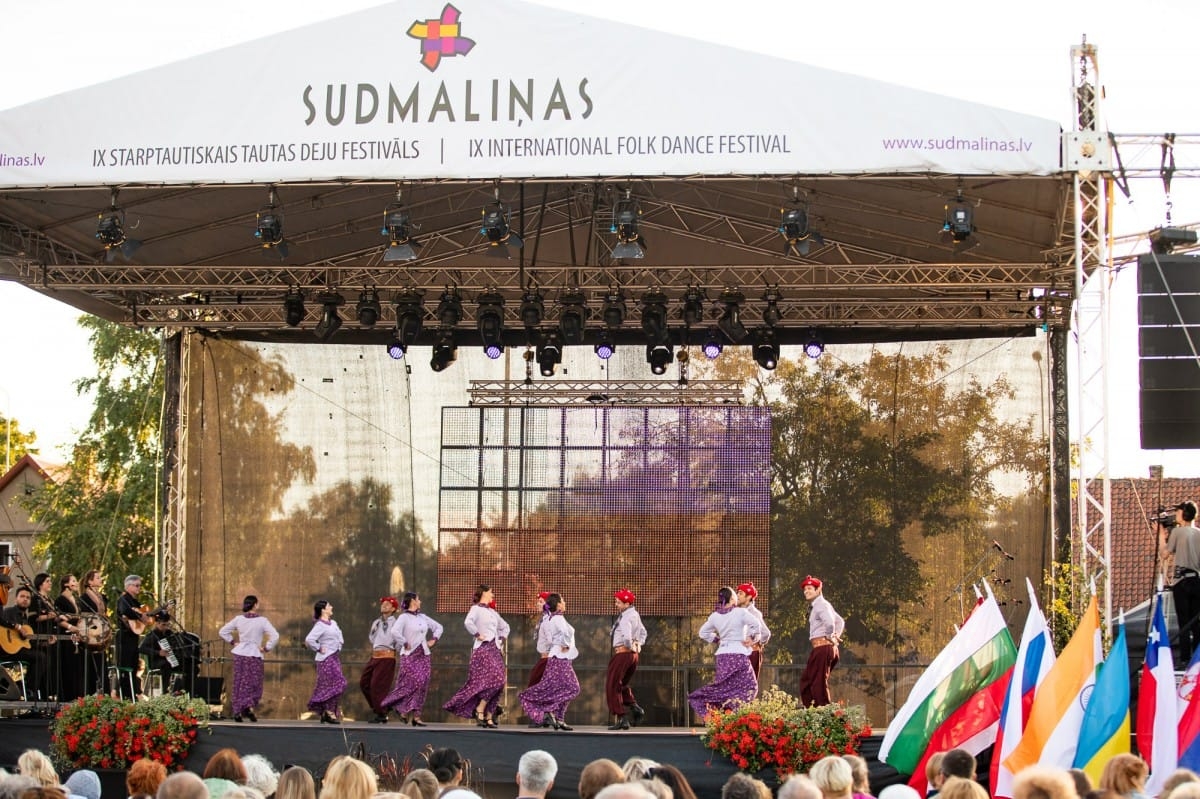 IX Starptautiskā tautas deju festivāla "Sudmaliņas" noslēguma koncerts Liepājā