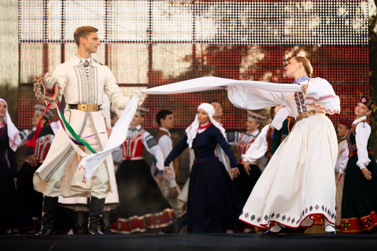 IX Starptautiskā tautas deju festivāla "Sudmaliņas" noslēguma koncerts Liepājā