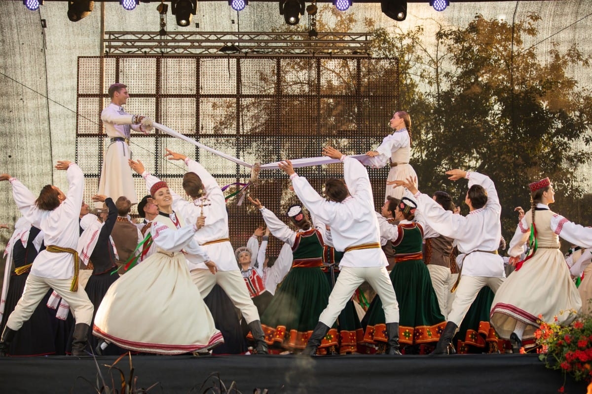 IX Starptautiskā tautas deju festivāla "Sudmaliņas" noslēguma koncerts Liepājā