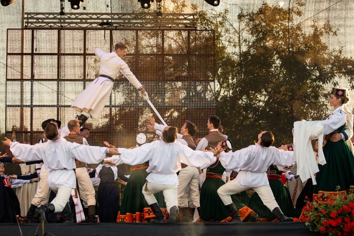 IX Starptautiskā tautas deju festivāla "Sudmaliņas" noslēguma koncerts Liepājā