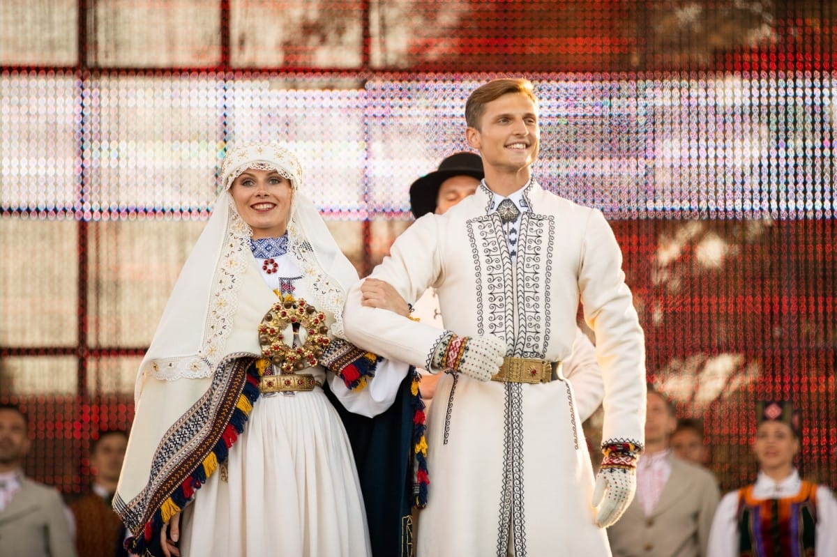IX Starptautiskā tautas deju festivāla "Sudmaliņas" noslēguma koncerts Liepājā