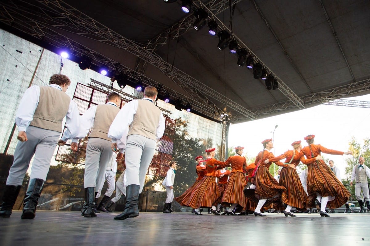 IX Starptautiskā tautas deju festivāla "Sudmaliņas" noslēguma koncerts Liepājā