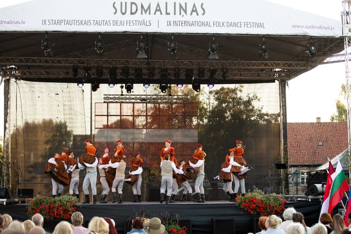 IX Starptautiskā tautas deju festivāla "Sudmaliņas" noslēguma koncerts Liepājā