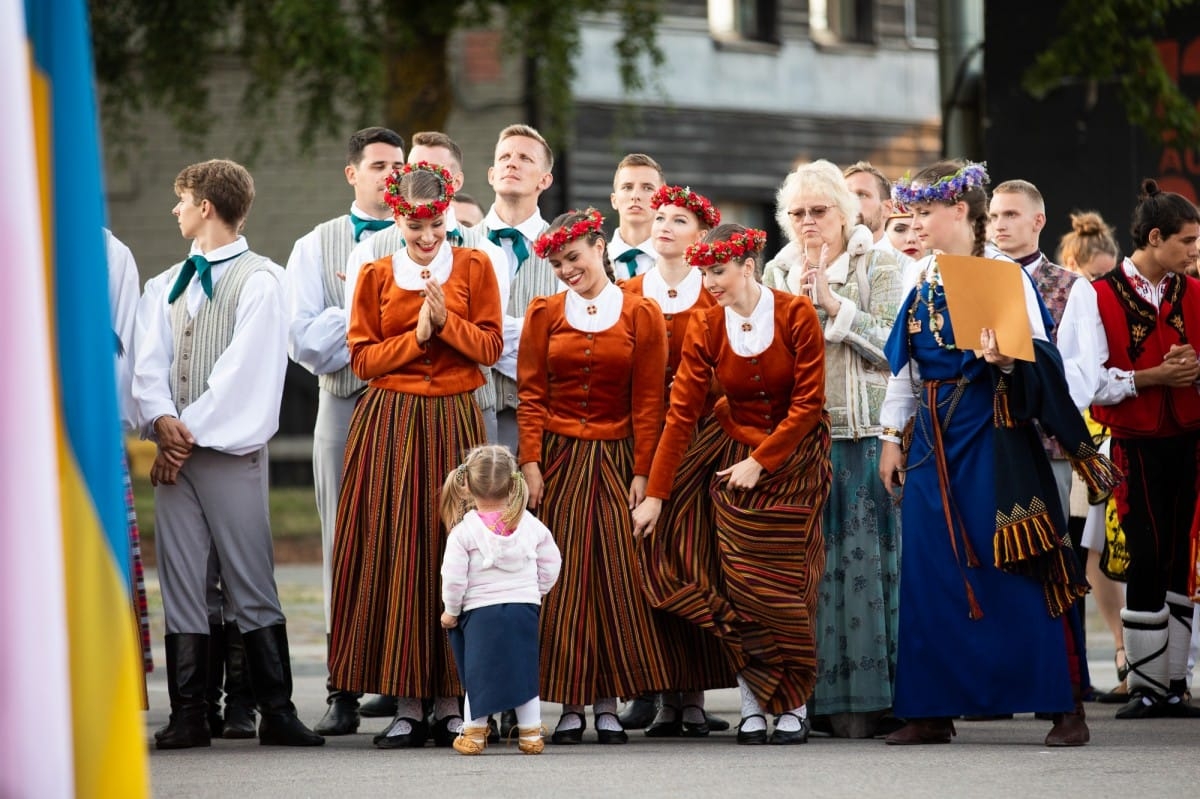 IX Starptautiskā tautas deju festivāla "Sudmaliņas" noslēguma koncerts Liepājā