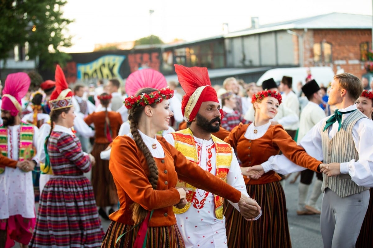 IX Starptautiskā tautas deju festivāla "Sudmaliņas" noslēguma koncerts Liepājā