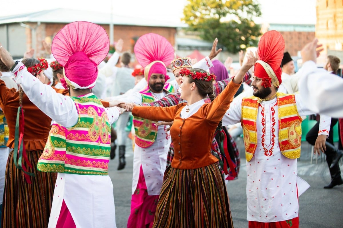 IX Starptautiskā tautas deju festivāla "Sudmaliņas" noslēguma koncerts Liepājā
