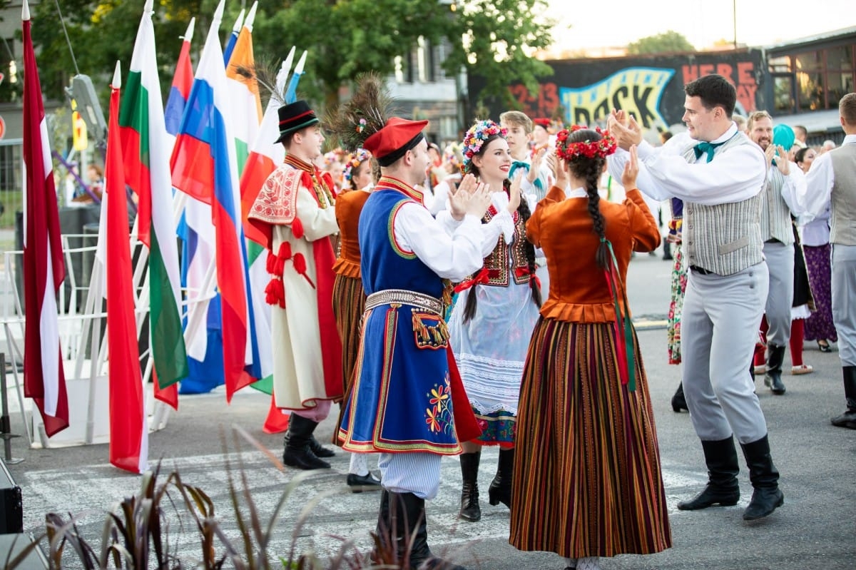 IX Starptautiskā tautas deju festivāla "Sudmaliņas" noslēguma koncerts Liepājā