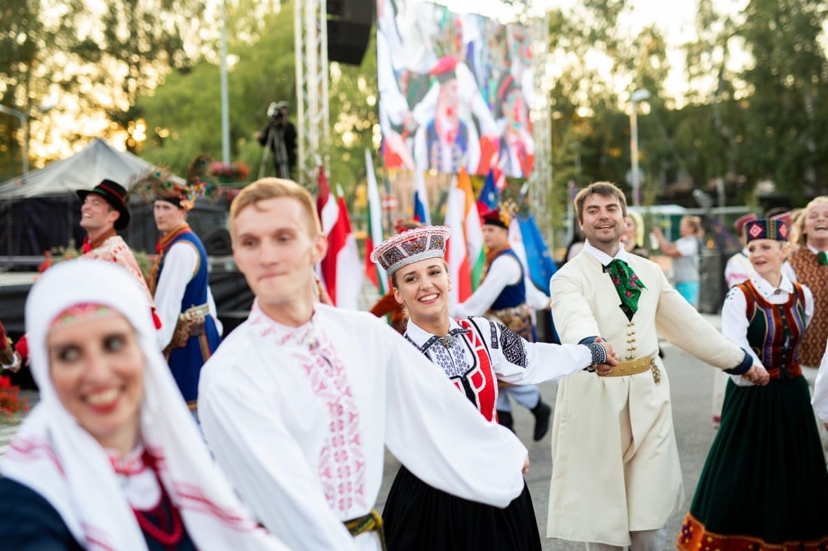 IX Starptautiskā tautas deju festivāla "Sudmaliņas" noslēguma koncerts Liepājā