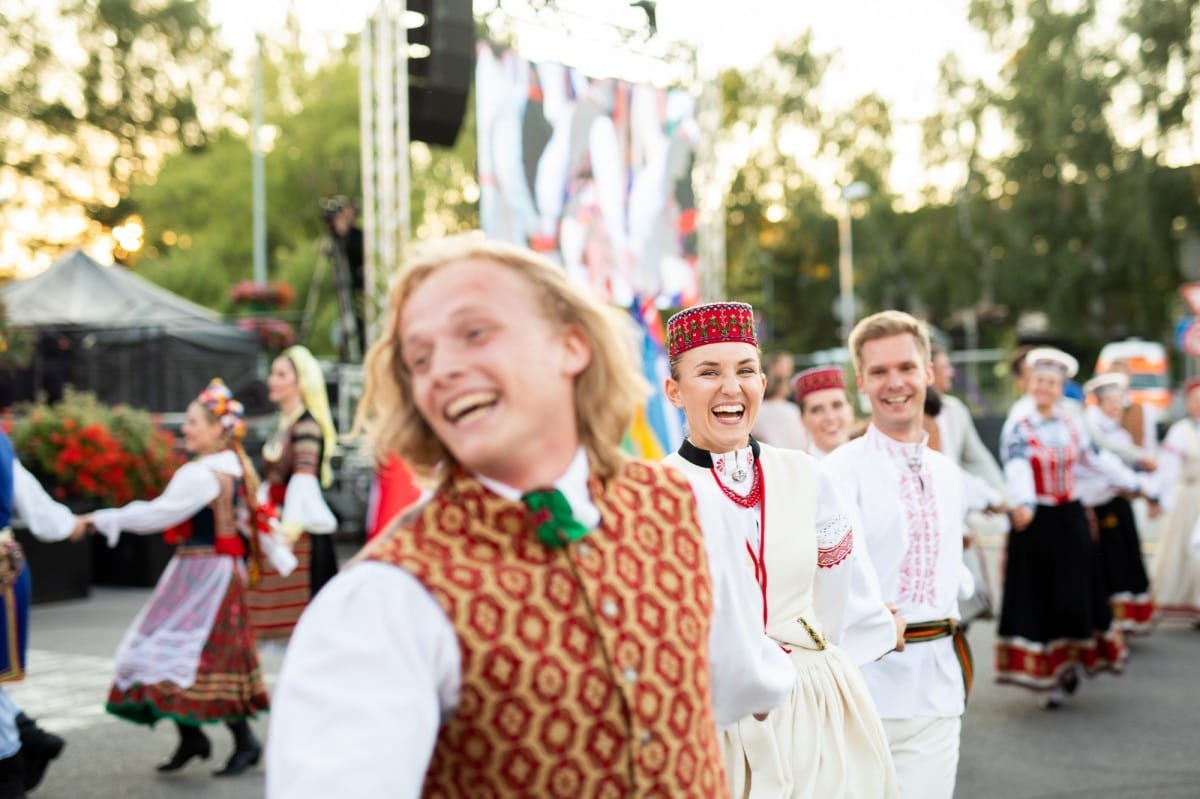 IX Starptautiskā tautas deju festivāla "Sudmaliņas" noslēguma koncerts Liepājā
