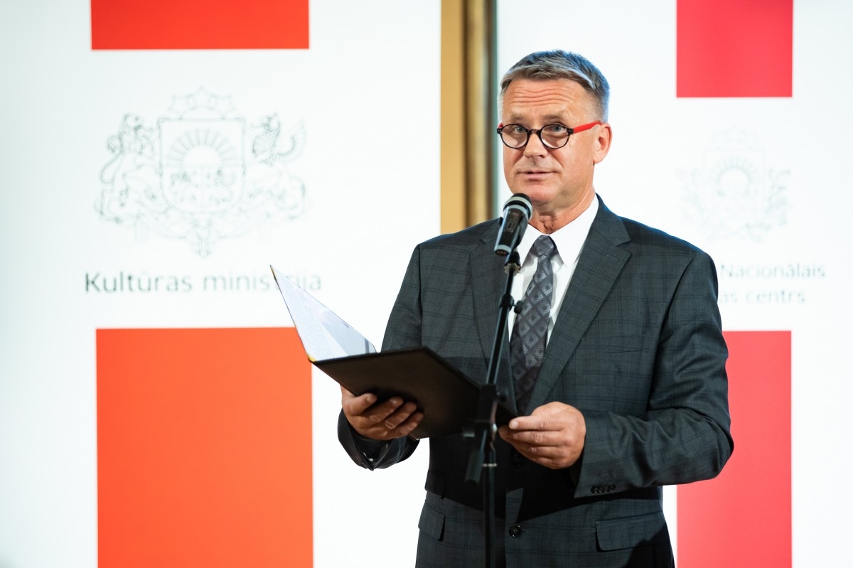 Kultūras ministrijas un Latvijas Nacionālā kultūras centra rīkota pieņemšana par godu IX Starptautiskajam tautas deju festivāla