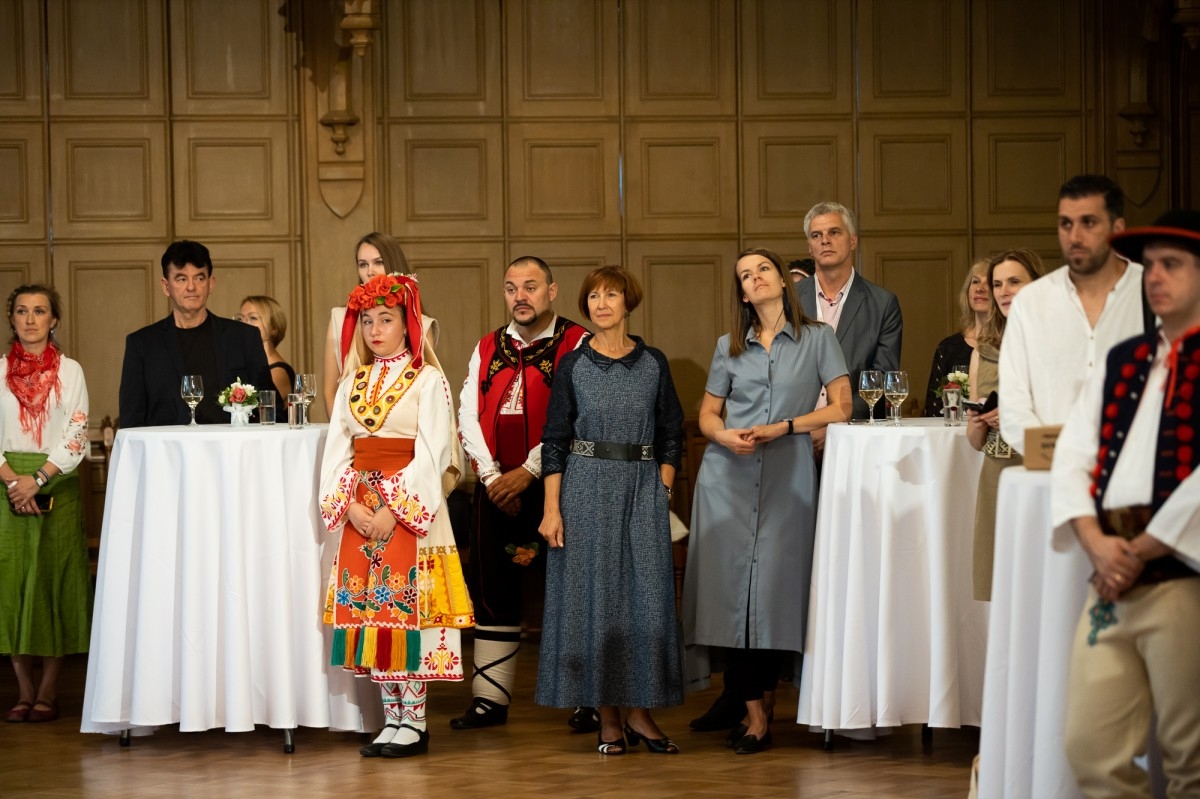 Kultūras ministrijas un Latvijas Nacionālā kultūras centra rīkota pieņemšana par godu IX Starptautiskajam tautas deju festivāla