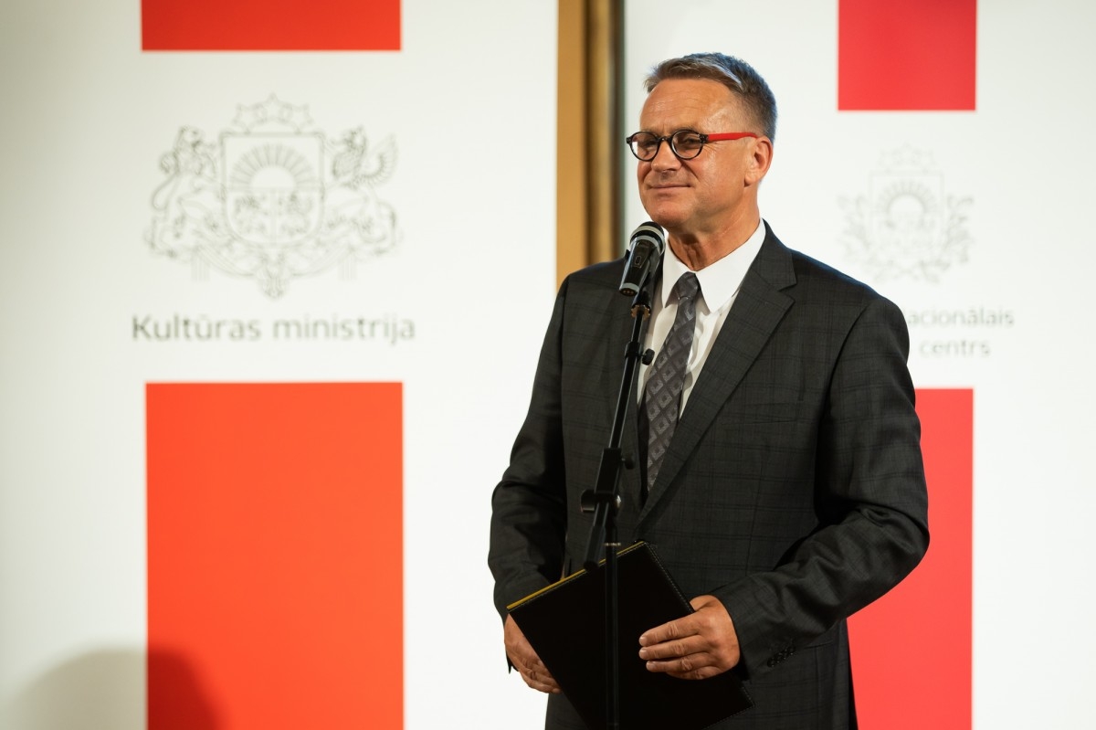 Kultūras ministrijas un Latvijas Nacionālā kultūras centra rīkota pieņemšana par godu IX Starptautiskajam tautas deju festivāla