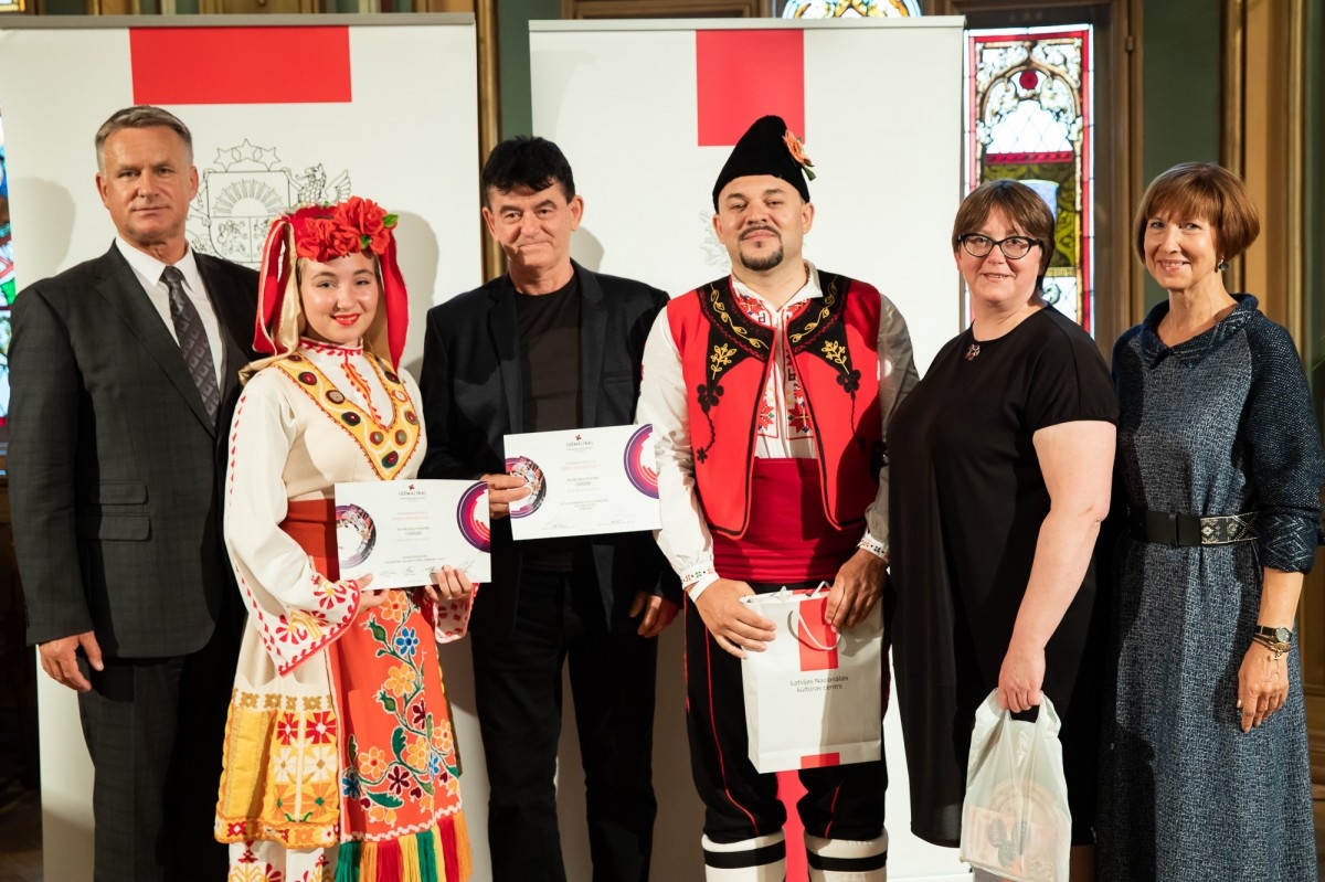 Kultūras ministrijas un Latvijas Nacionālā kultūras centra rīkota pieņemšana par godu IX Starptautiskajam tautas deju festivāla