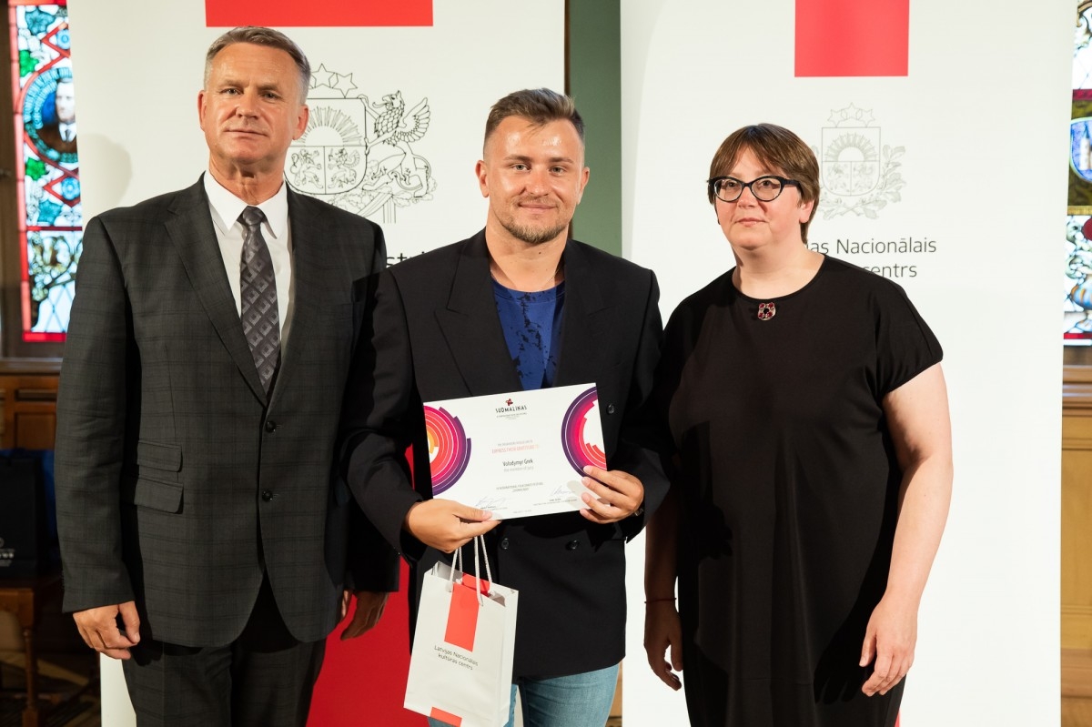 Kultūras ministrijas un Latvijas Nacionālā kultūras centra rīkota pieņemšana par godu IX Starptautiskajam tautas deju festivāla