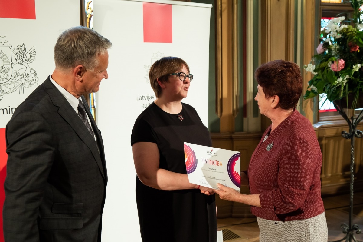 Kultūras ministrijas un Latvijas Nacionālā kultūras centra rīkota pieņemšana par godu IX Starptautiskajam tautas deju festivāla