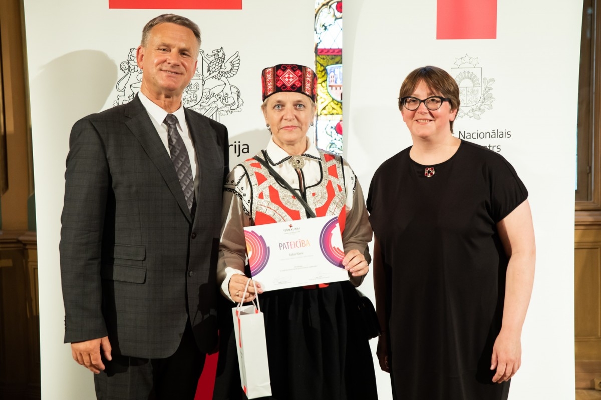 Kultūras ministrijas un Latvijas Nacionālā kultūras centra rīkota pieņemšana par godu IX Starptautiskajam tautas deju festivāla