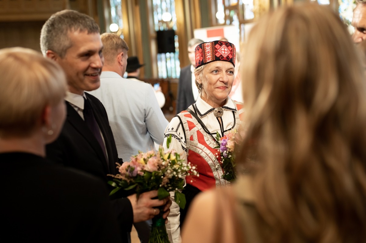 Kultūras ministrijas un Latvijas Nacionālā kultūras centra rīkota pieņemšana par godu IX Starptautiskajam tautas deju festivāla
