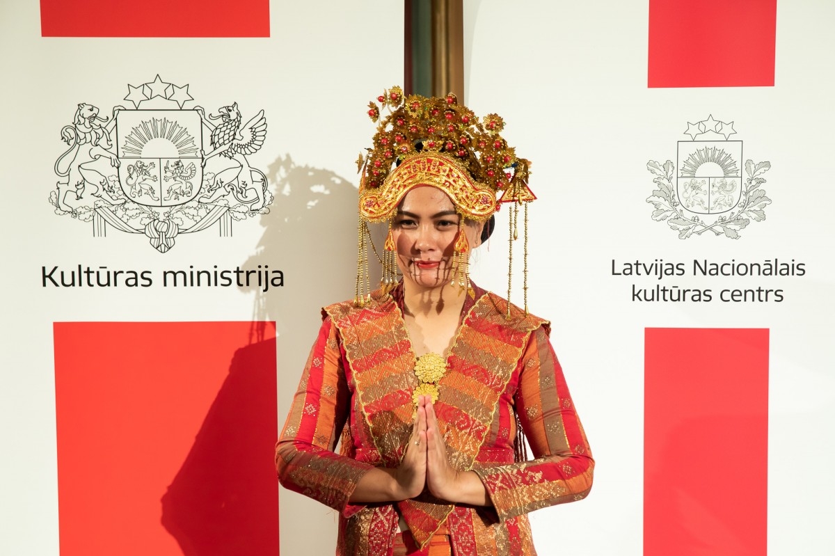 Kultūras ministrijas un Latvijas Nacionālā kultūras centra rīkota pieņemšana par godu IX Starptautiskajam tautas deju festivāla