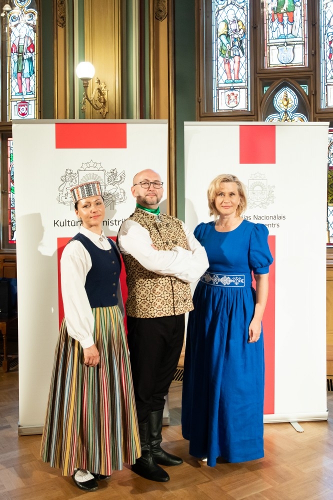 Kultūras ministrijas un Latvijas Nacionālā kultūras centra rīkota pieņemšana par godu IX Starptautiskajam tautas deju festivāla