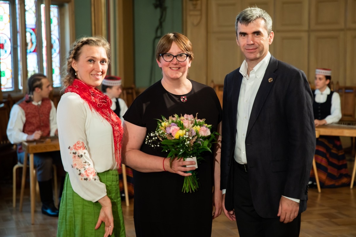 Kultūras ministrijas un Latvijas Nacionālā kultūras centra rīkota pieņemšana par godu IX Starptautiskajam tautas deju festivāla