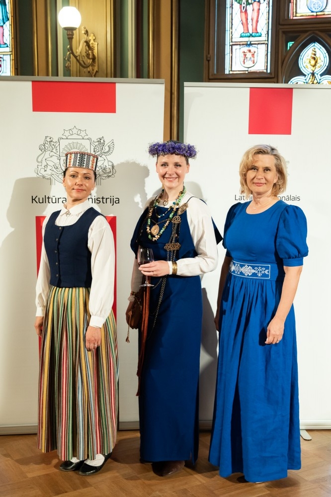 Kultūras ministrijas un Latvijas Nacionālā kultūras centra rīkota pieņemšana par godu IX Starptautiskajam tautas deju festivāla