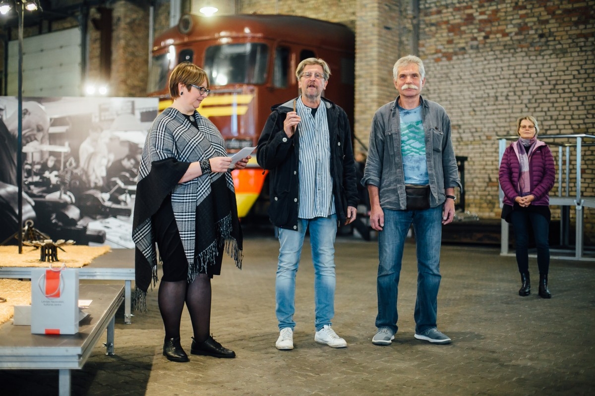 Tautas lietišķās mākslas un amatniecības izstādes "Metāls un rotas" atklāšana Latvijas dzelzceļa vēstures muzejā