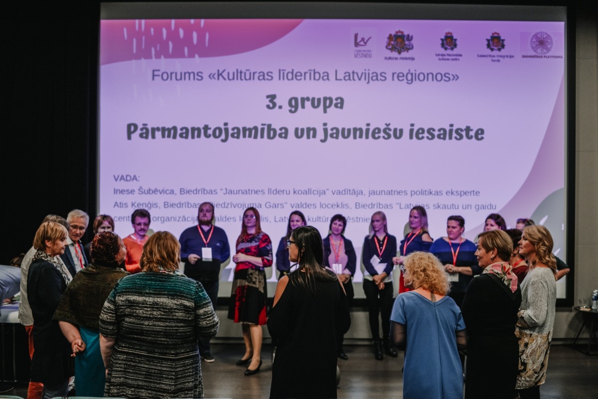 Latvijas kultūras vēstnieku forums “Kultūras līderība Latvijas reģionos”