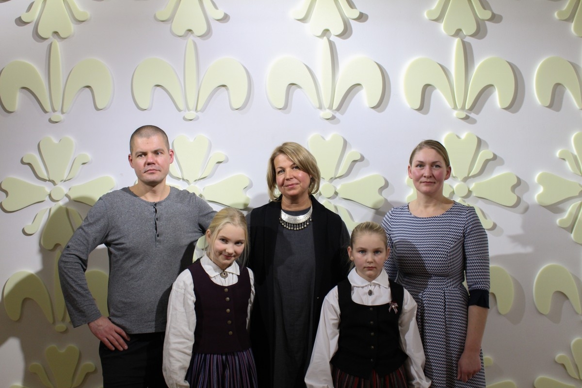 Izstādes "Dārgumi: Ko stāsta tautastērps" atklāšana Ogrē 12.11.2019.